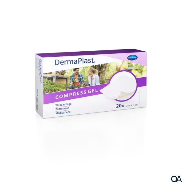 DermaPlast® Compress Gel beschichtete Wundkompresse 5 x 5 cm