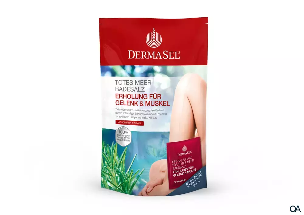 DermaSel® Totes Meer Badesalz Erholung für Gelenk und Muskel DermaSel® Totes Meer Badesalz Erholung für Gelenk und Muskel