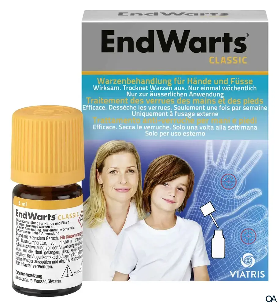 EndWarts® Classic Lösung gegen Warzen