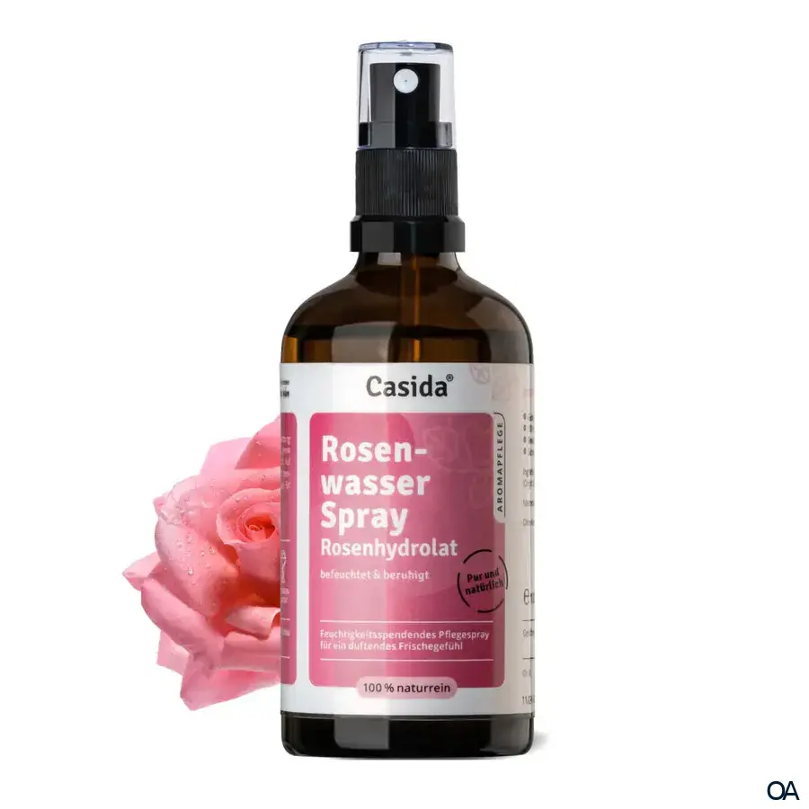 Casida® Rosenwasser Spray Bio – Rosenhydrolat Casida® Rosenwasser Spray Bio – Rosenhydrolat