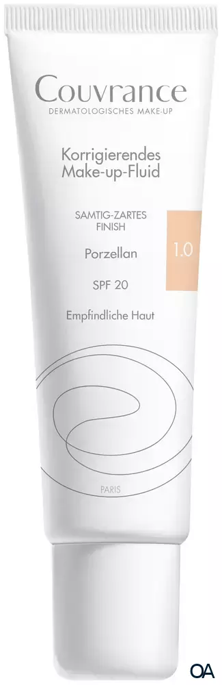 Avène Couvrance korrigierendes Make-up Fluid 1.0 Porzellan SPF 20 Avène Couvrance korrigierendes Make-up Fluid 1.0 Porzellan SPF 20