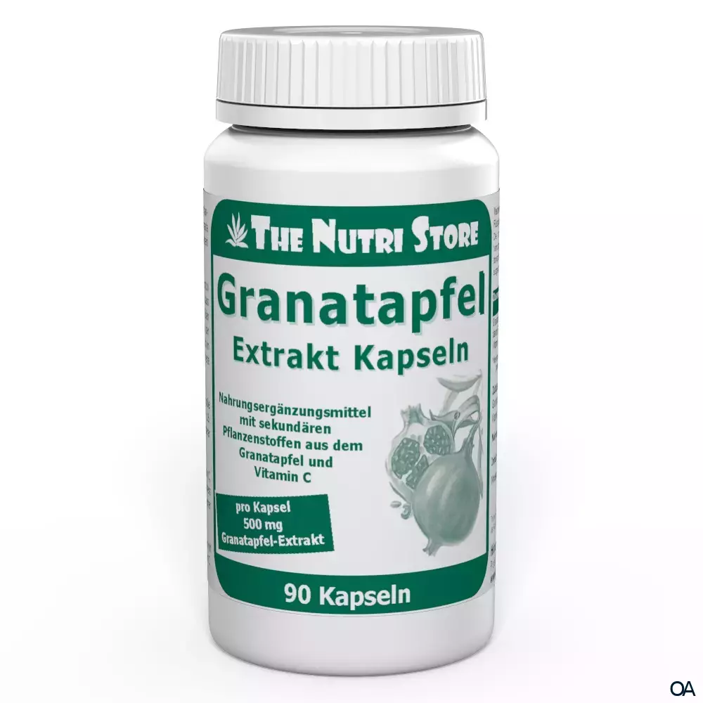 The Nutri Store Granatapfel Extrakt Kapseln The Nutri Store Granatapfel Extrakt Kapseln
