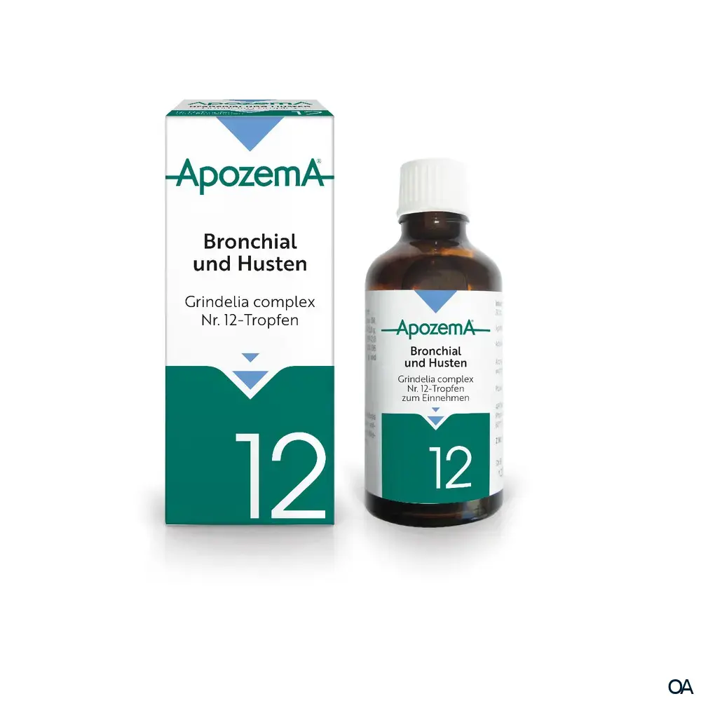 Apozema® Bronchial und Husten Grindelia complex Nr. 12 Tropfen zum Einnehmen Apozema® Bronchial und Husten Grindelia complex Nr. 12 Tropfen zum Einnehmen