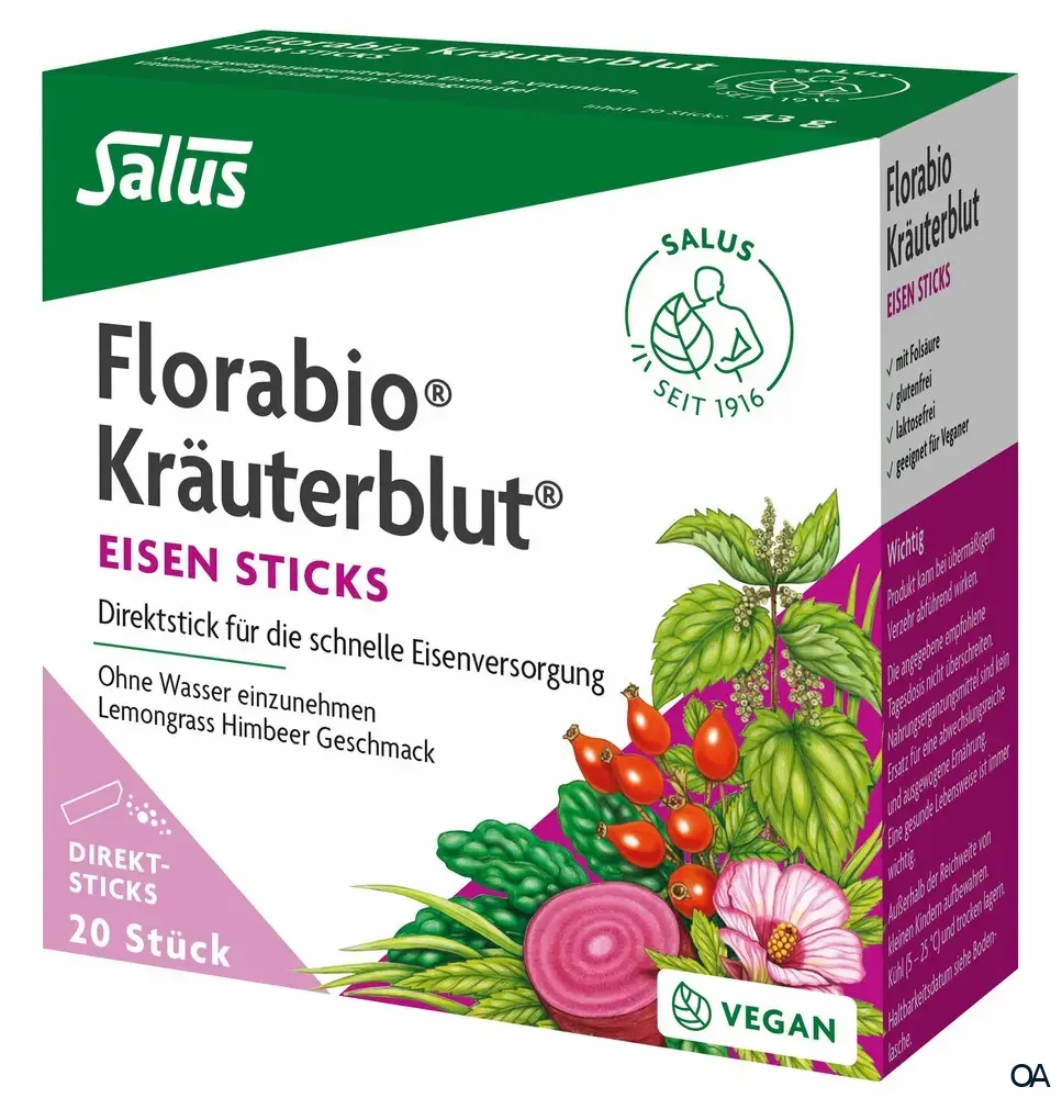 Salus Florabio® Kräuterblut® Eisen Sticks