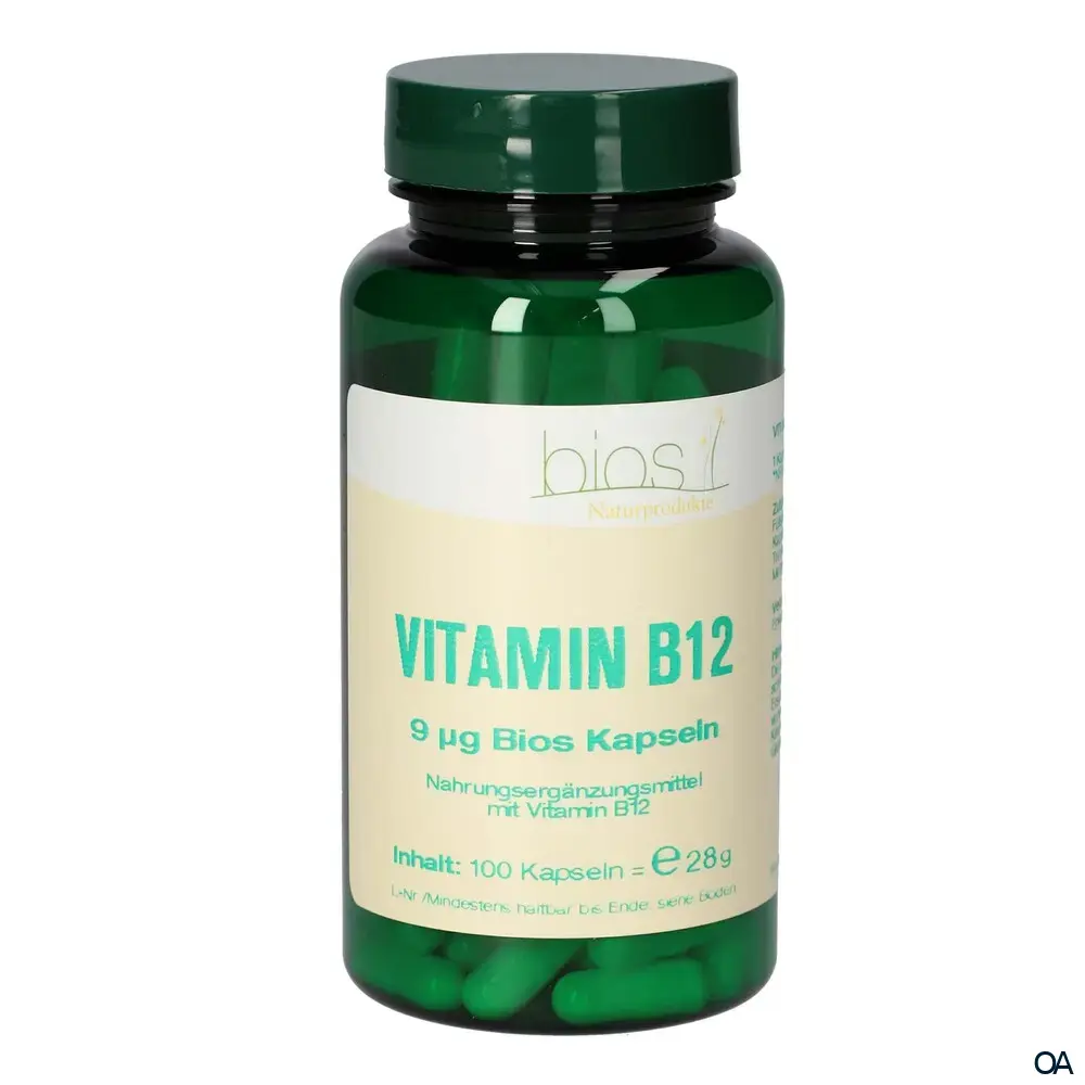 Bios Vitamin B12 9 mcg Kapseln Bios Vitamin B12 9 mcg Kapseln