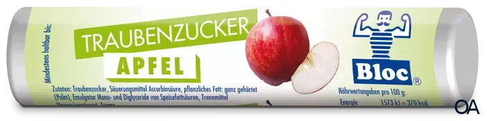 Bloc® Traubenzucker Apfel Rolle Bloc® Traubenzucker Apfel Rolle