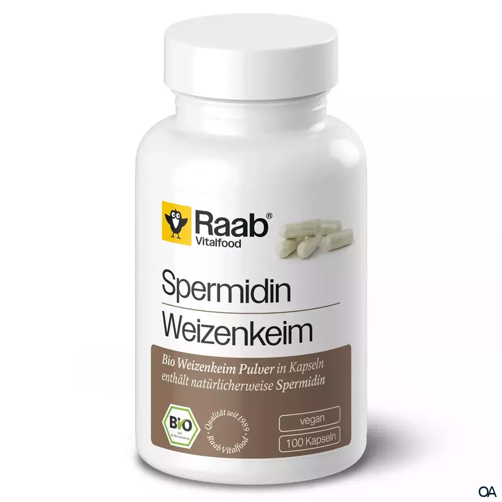 Raab® Vitalfood Bio Spermidin Weizenkeim Kapseln