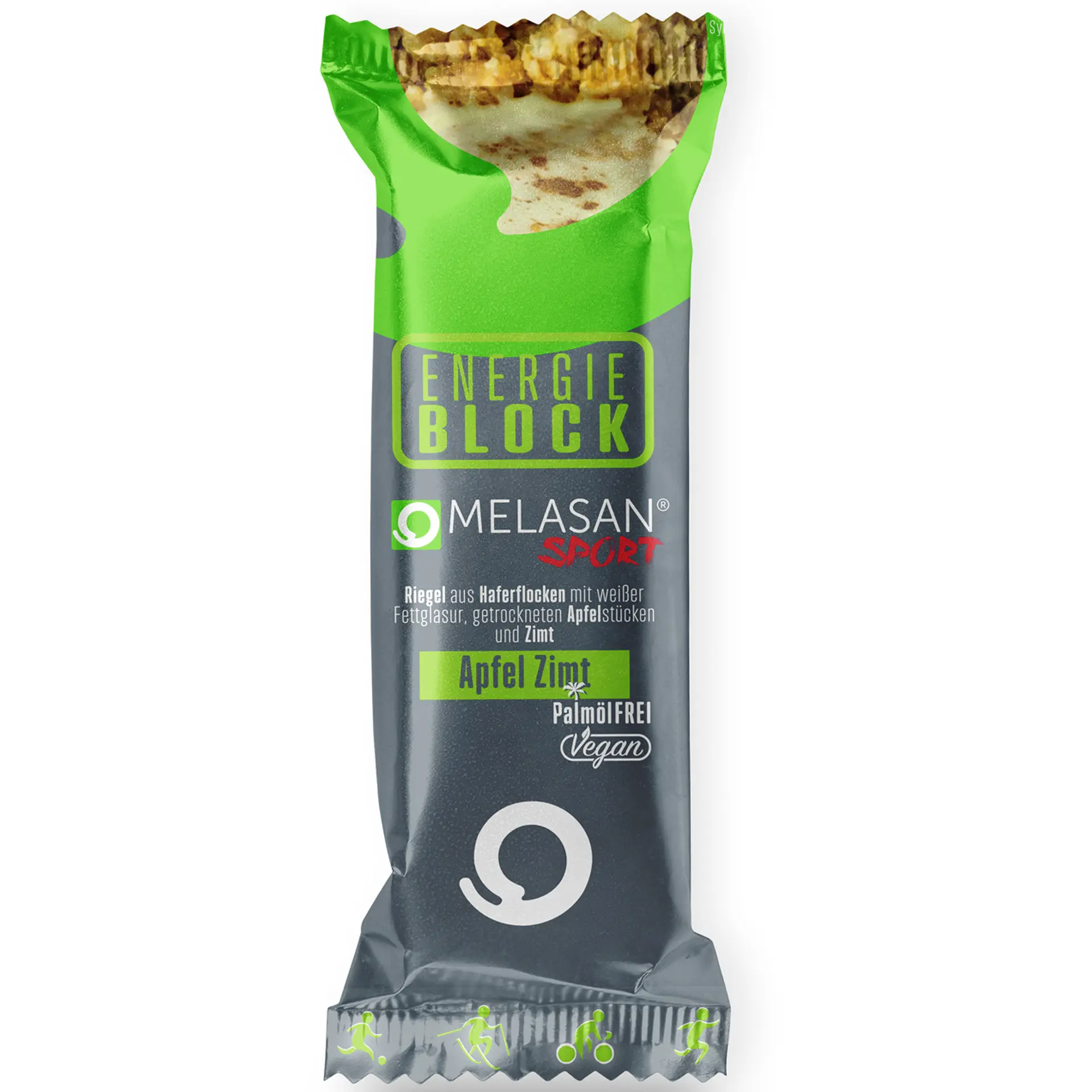 Melasan Sport Energieblock Apfel-Zimt 65 g