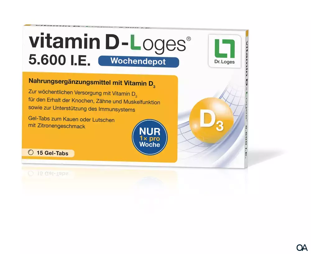 vitamin D-Loges® 5.600 I.E. Gel-Tabs
