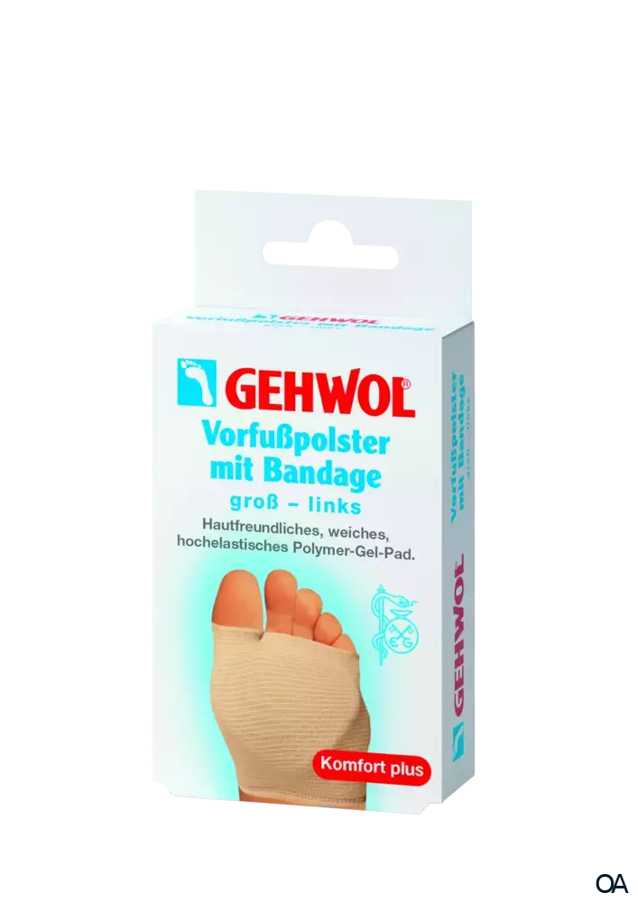 GEHWOL® Vorfußpolster mit Bandage, groß links
