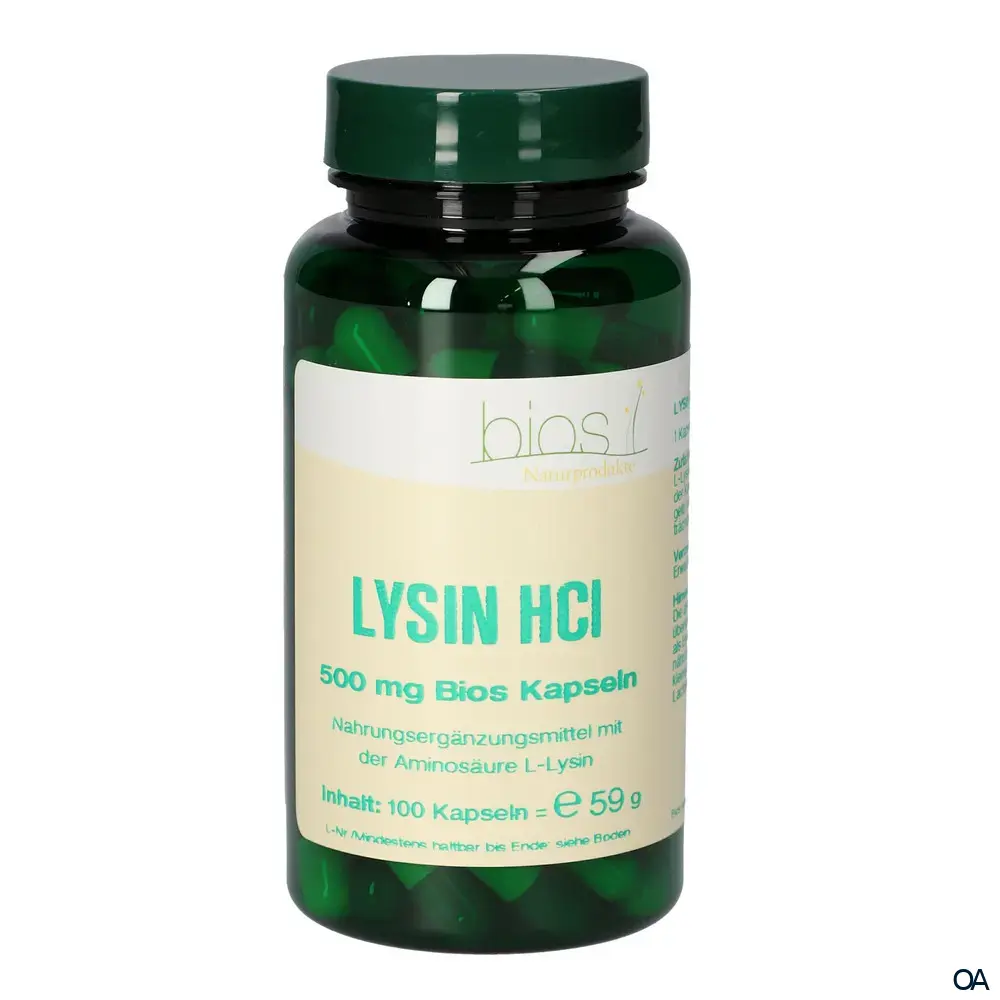 Bios Lysin HCL 500 mg Kapseln