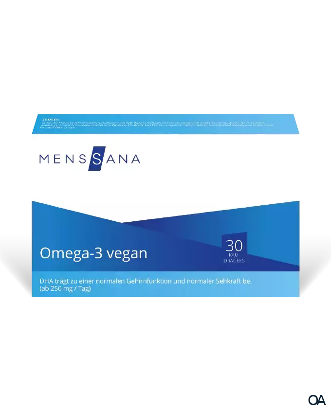 MensSana Omega-3 vegan Kaudragees MensSana Omega-3 vegan Kaudragees