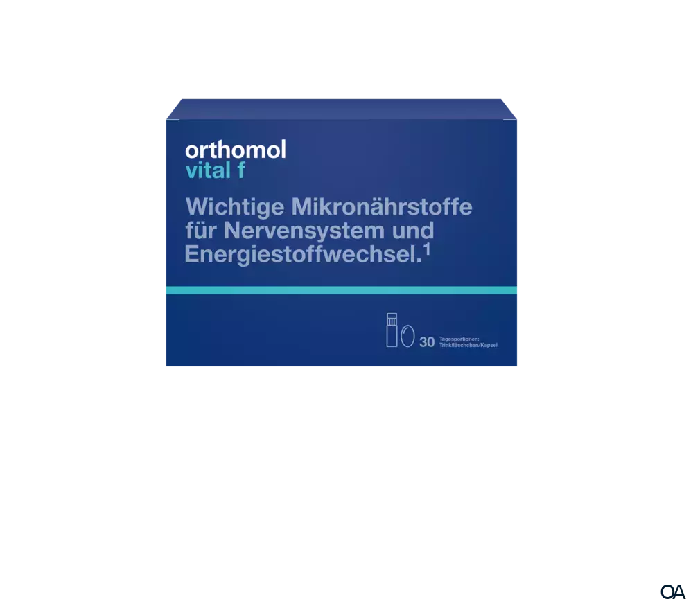 Orthomol Vital F Trinkfläschchen + Kapsel Orthomol Vital F Trinkfläschchen + Kapsel