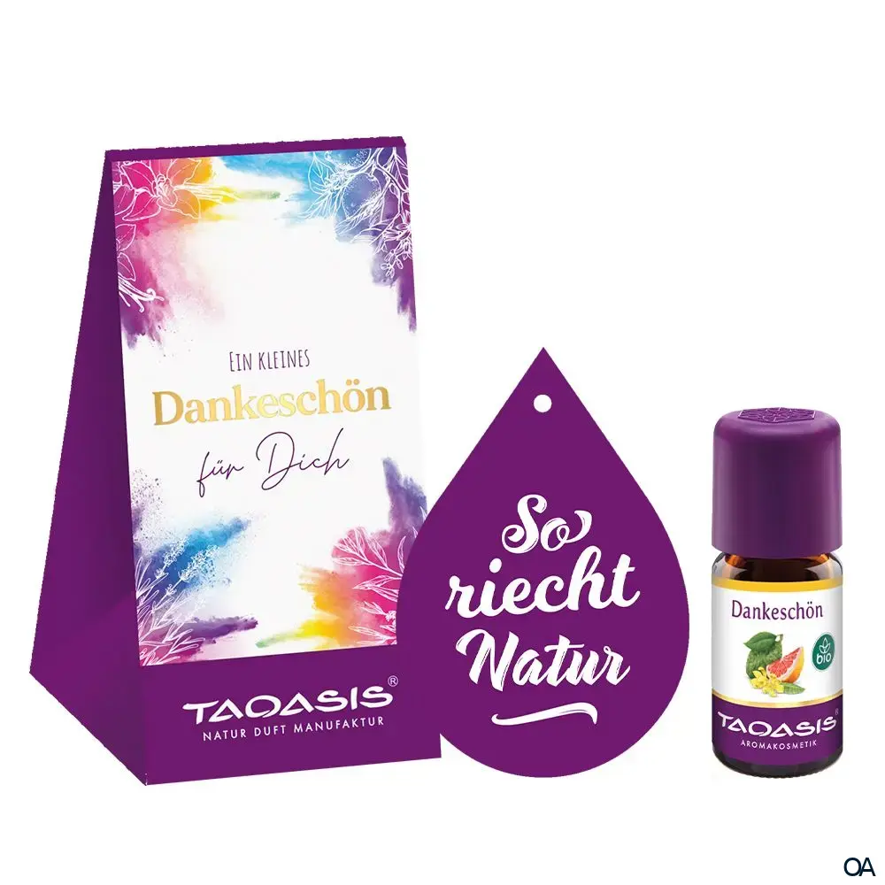 Taoasis Dankeschön Mini-Duftset mit Dekotropfen