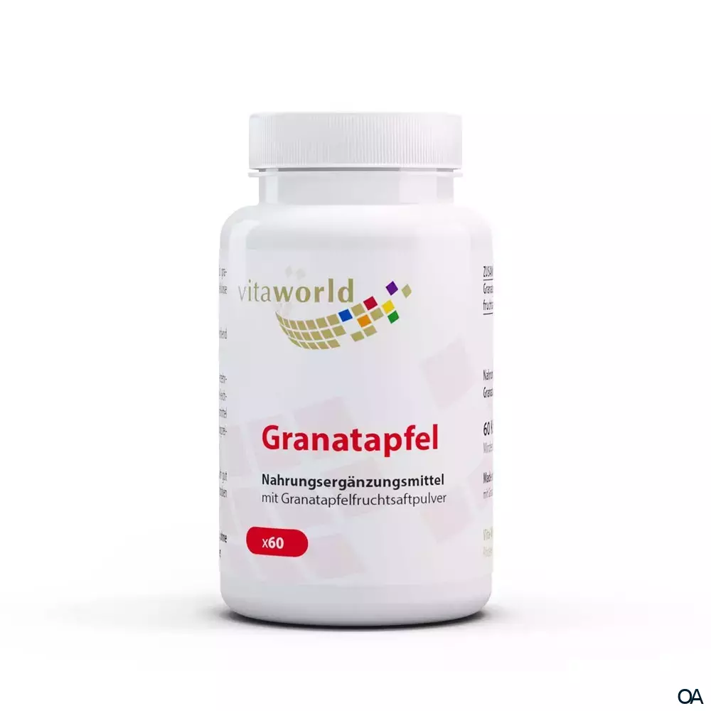 Vitaworld Granatapfel 500 mg Kapseln Vitaworld Granatapfel 500 mg Kapseln