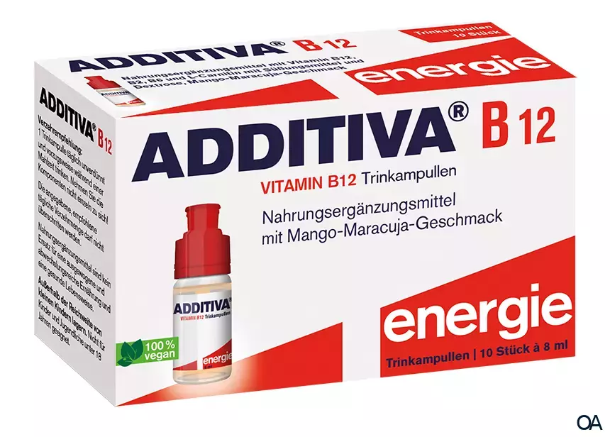 ADDITIVA® Vitamin B12 Trinkampullen 8 ml