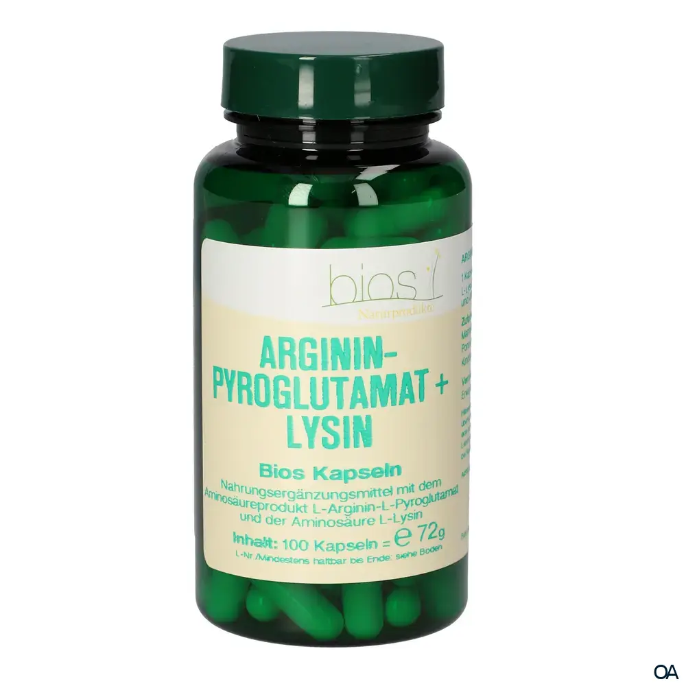 Bios Argininpyroglutamat + Lysin Kapseln Bios Argininpyroglutamat + Lysin Kapseln
