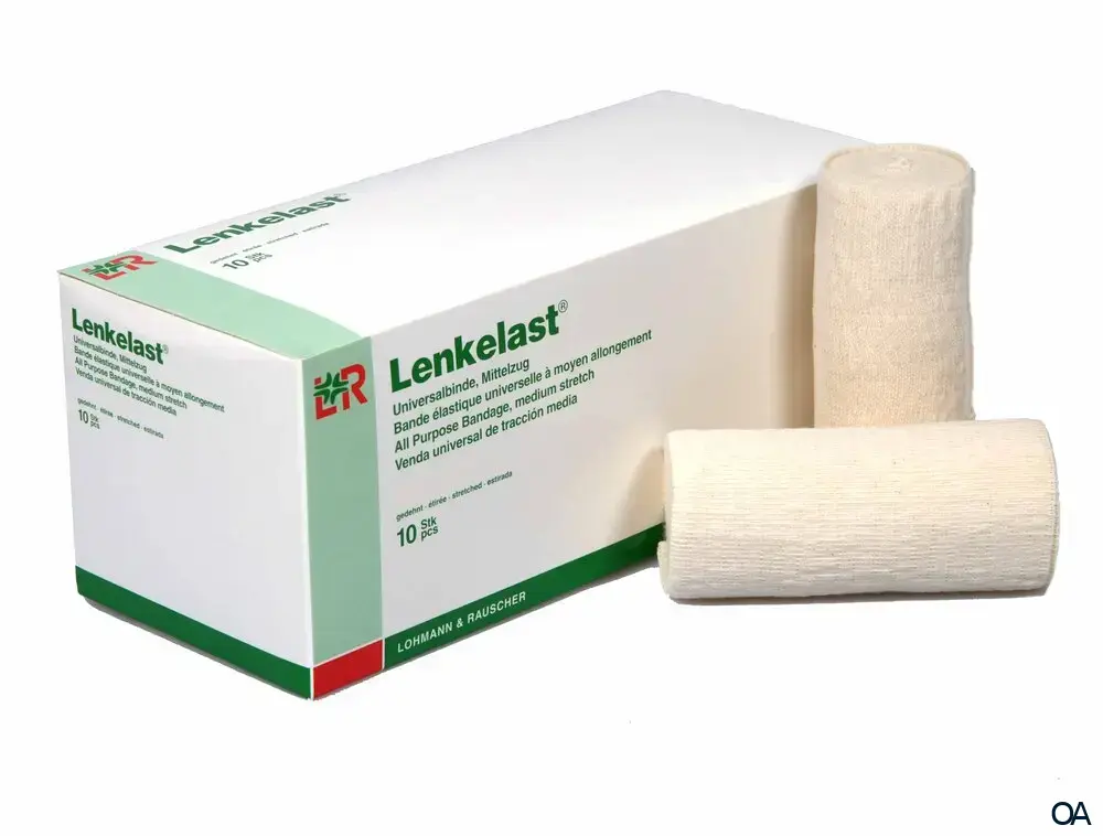 Lenkelast® Mittelzügige Universalbinde 8 cm x 5 m