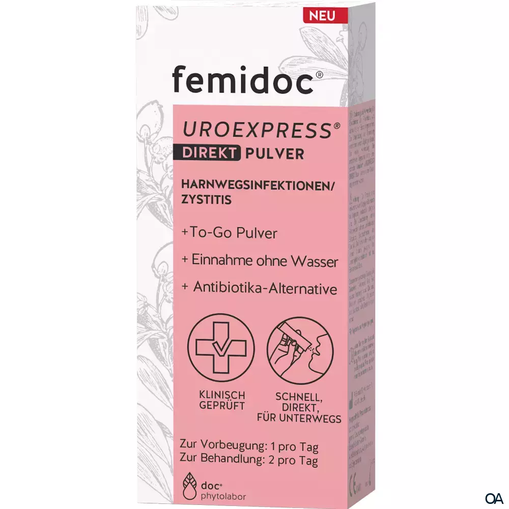 femidoc® UROEXPRESS® DIREKT Pulver Sticks