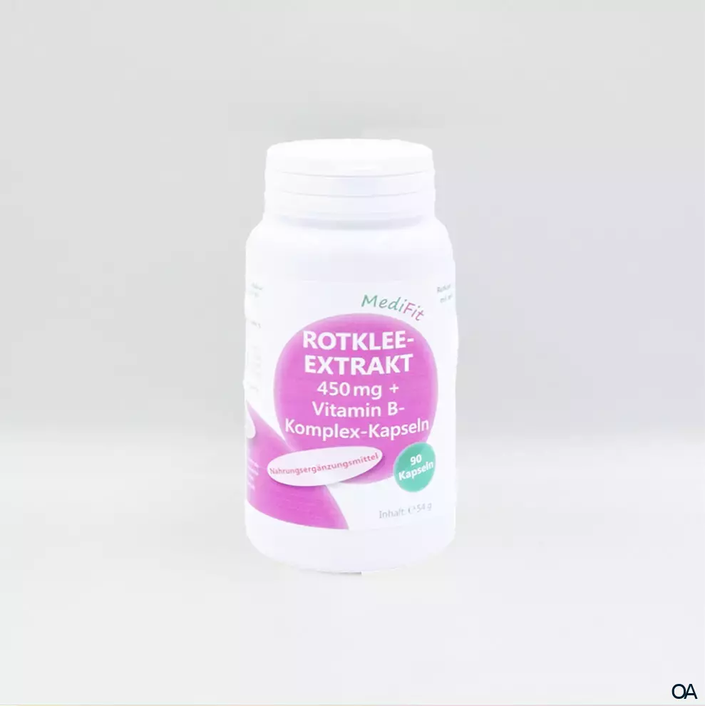 MediFit Rotklee-Extrakt 450 mg + Vitamin B-Komplex Kapseln MediFit Rotklee-Extrakt 450 mg + Vitamin B-Komplex Kapseln