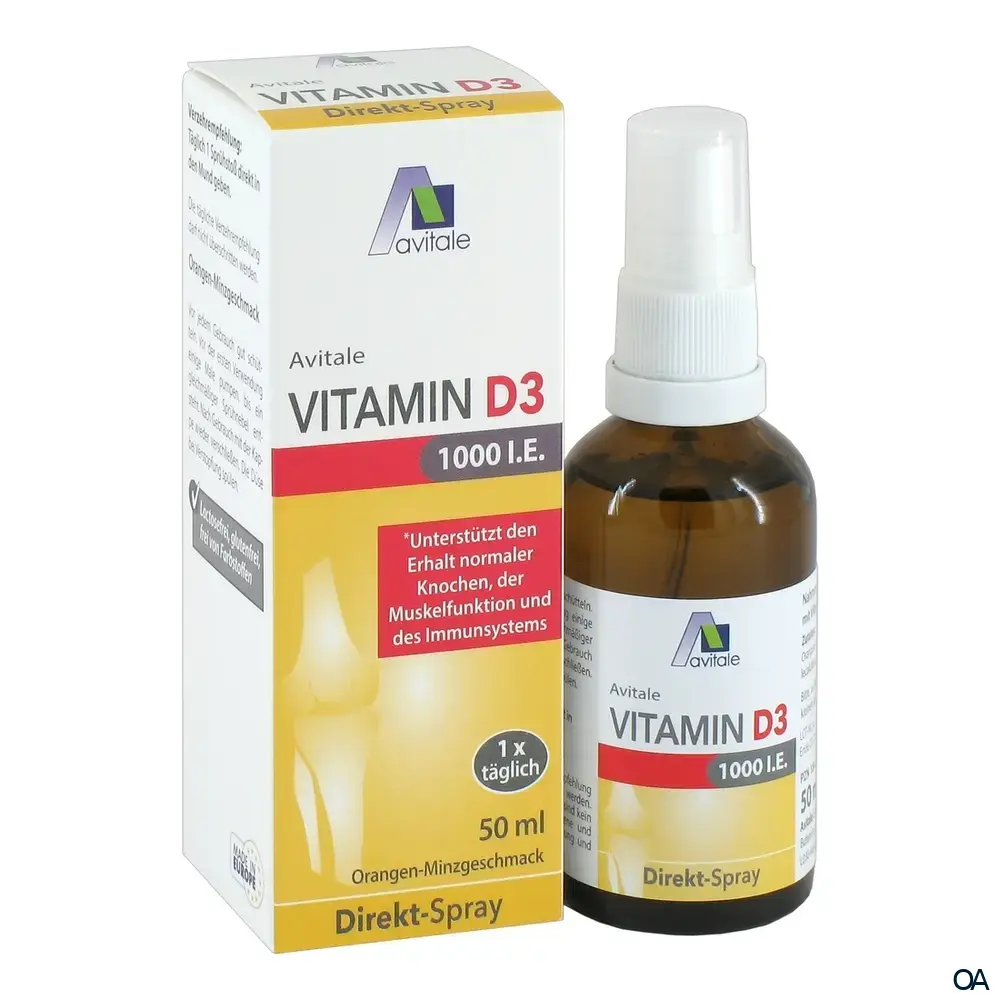 Avitale Vitamin D3 1000 I.E. Direkt-Spray