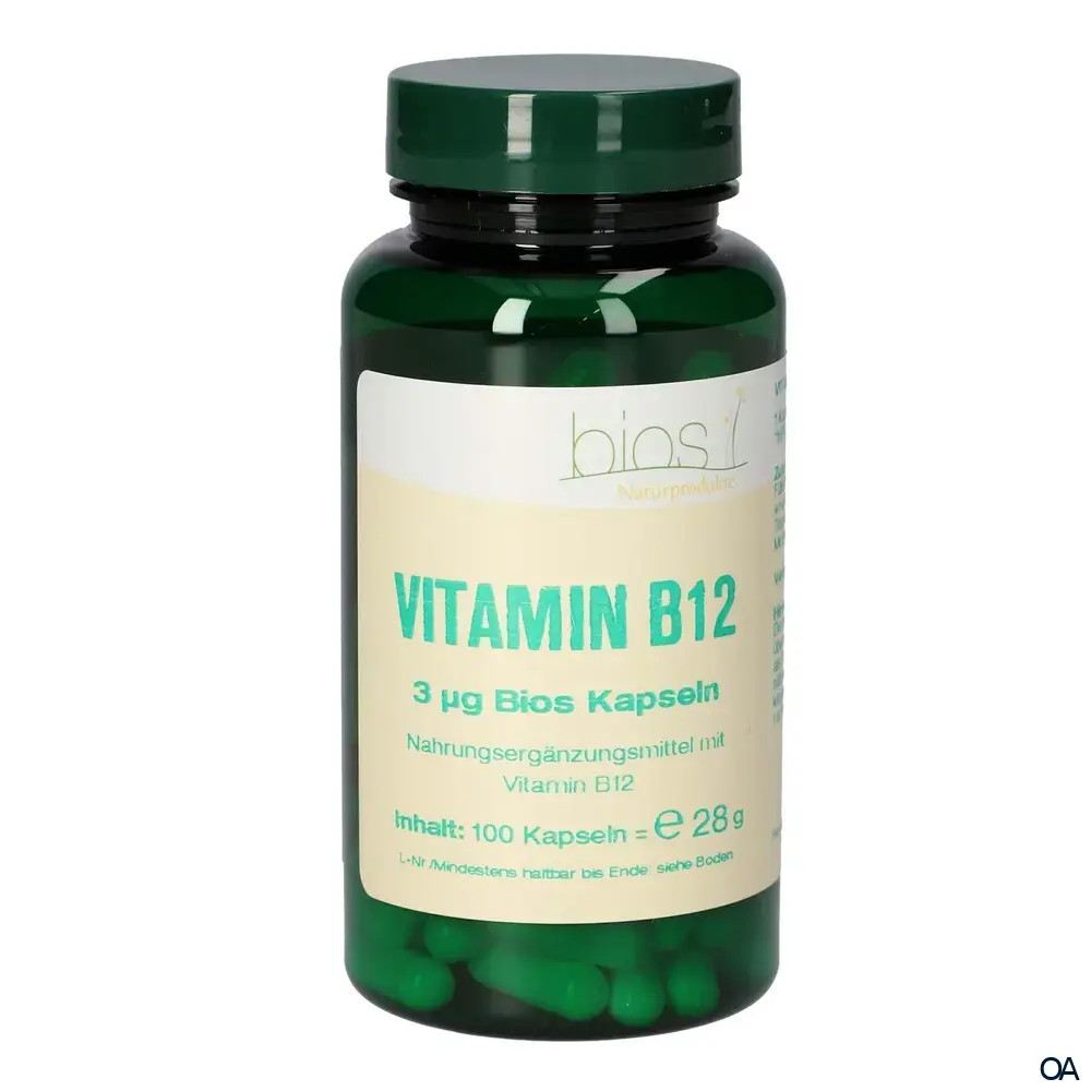 Bios Vitamin B12 3 mcg Kapseln Bios Vitamin B12 3 mcg Kapseln