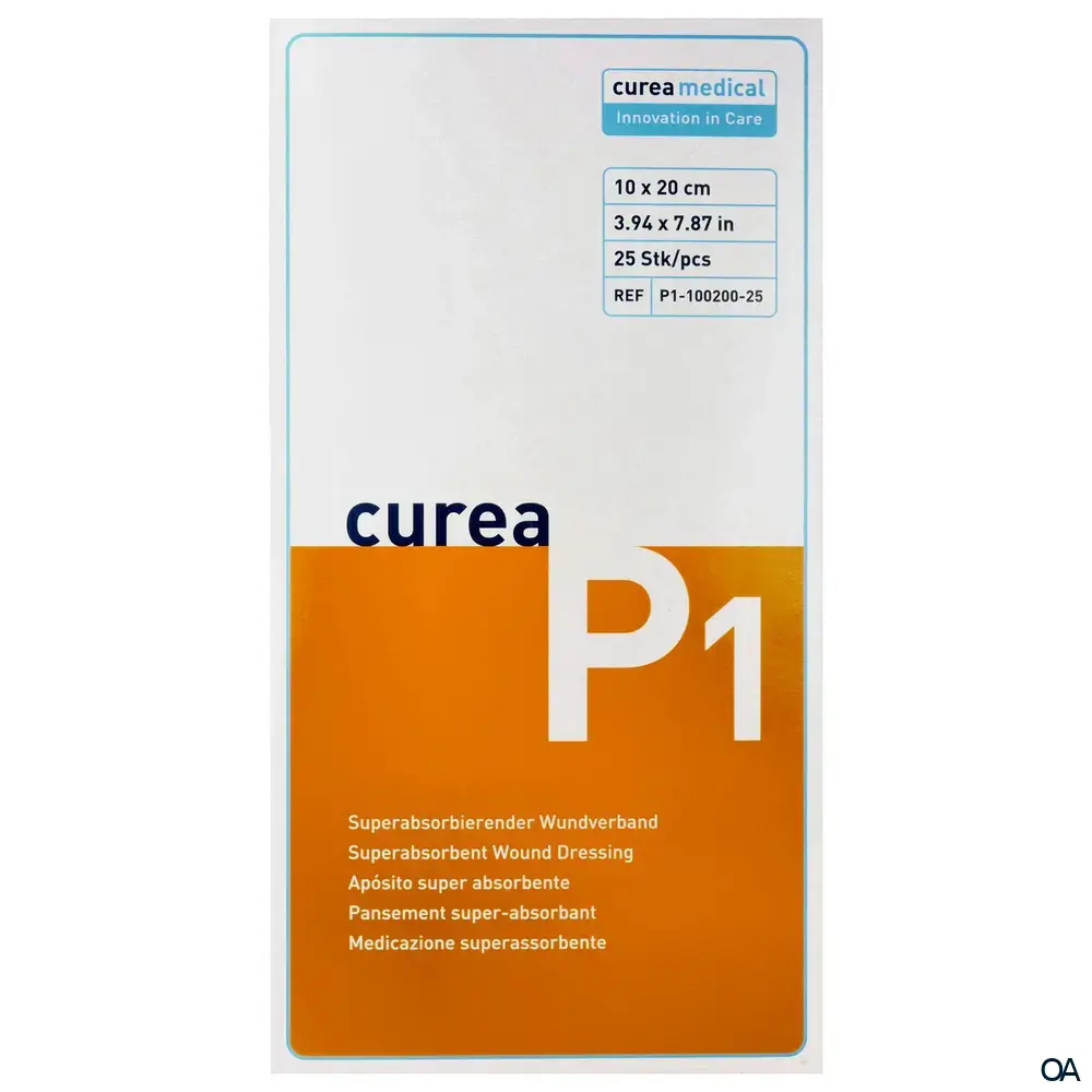 curea medical Curea P1 Superabsorbierender Wundverband steril, 10 x 20 cm