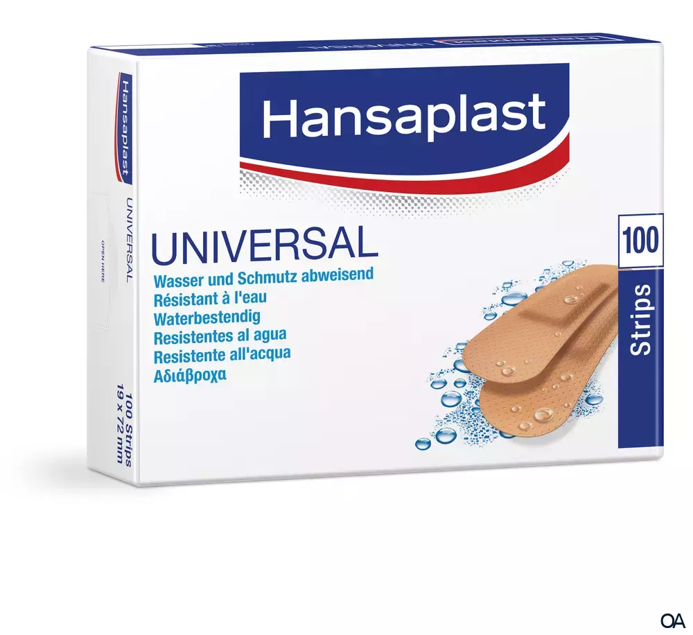 Hansaplast Universal Strips Großpackung 1,9 x 7,2cm