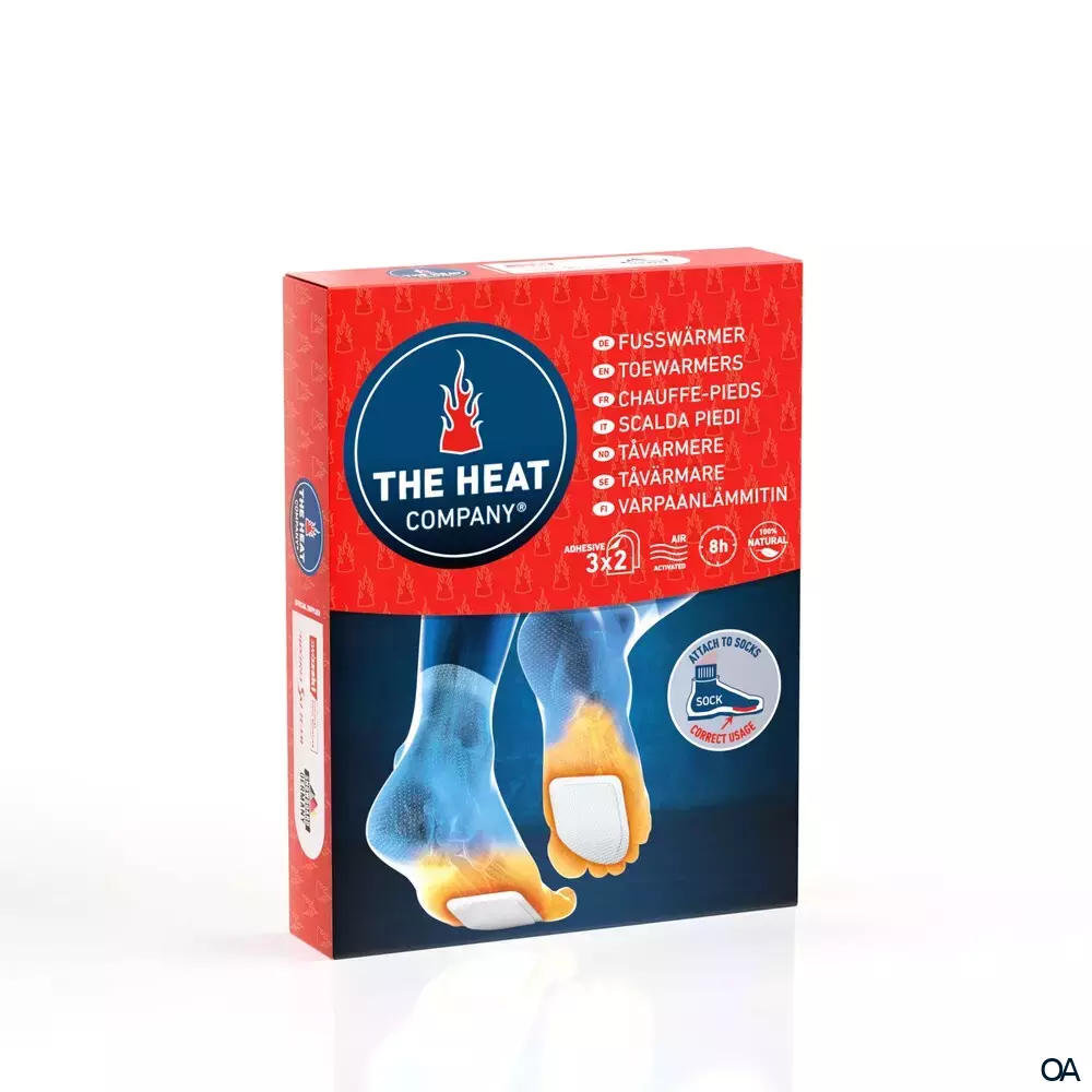 THE HEAT COMPANY® Fußwärmer 3 x 2 Stück