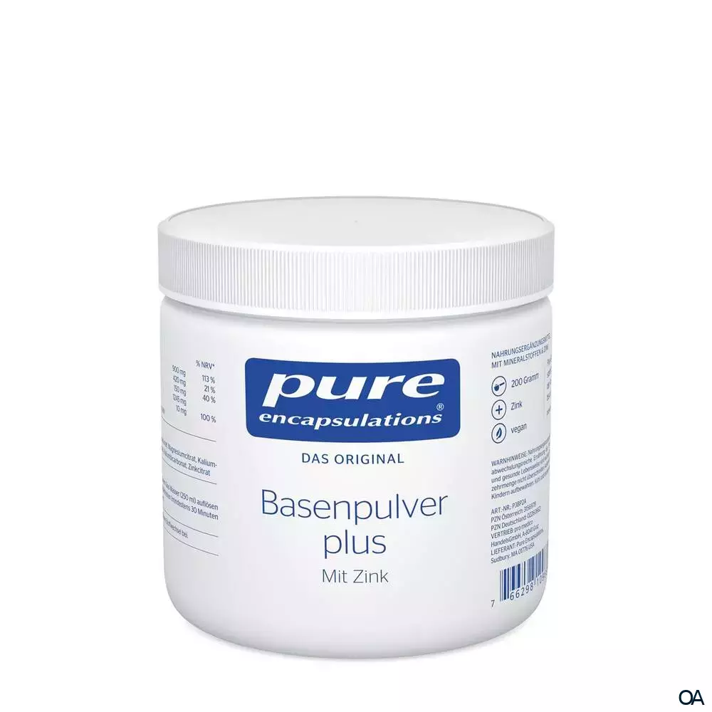 pure encapsulations® Basenpulver plus mit Zink pure encapsulations® Basenpulver plus mit Zink
