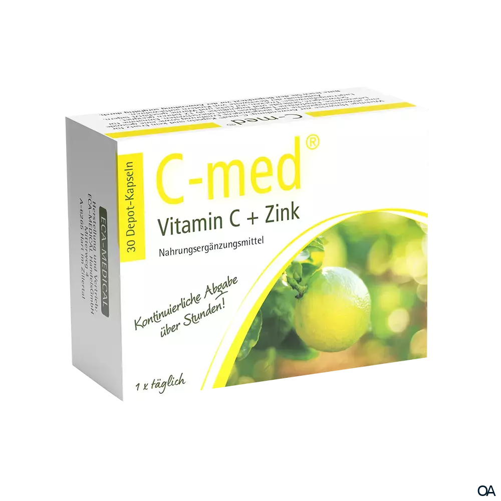 C-med® Vitamin C + Zink Depot-Kapseln