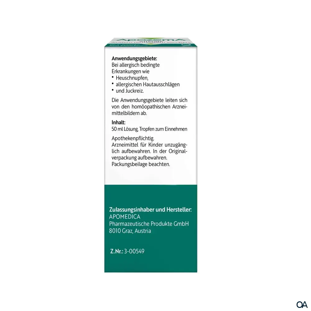Apozema® Allergie Acidum formicicum complex Nr. 2 Tropfen zum Einnehmen