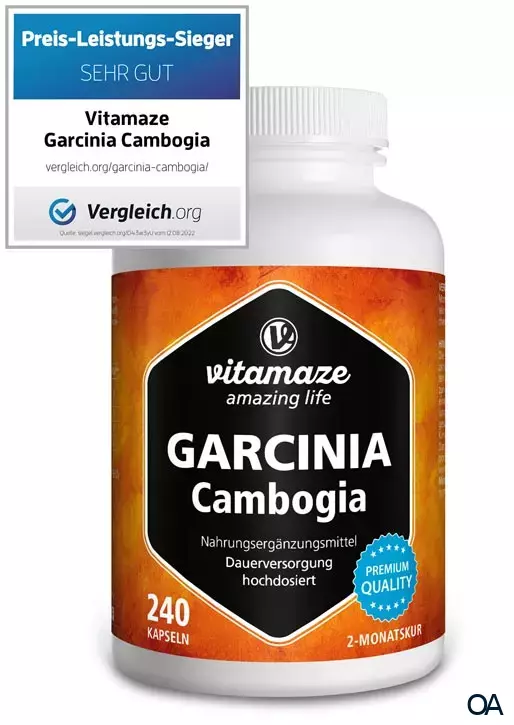 Vitamaze Garcinia Cambogia + Cholin Kapseln Vitamaze Garcinia Cambogia + Cholin Kapseln