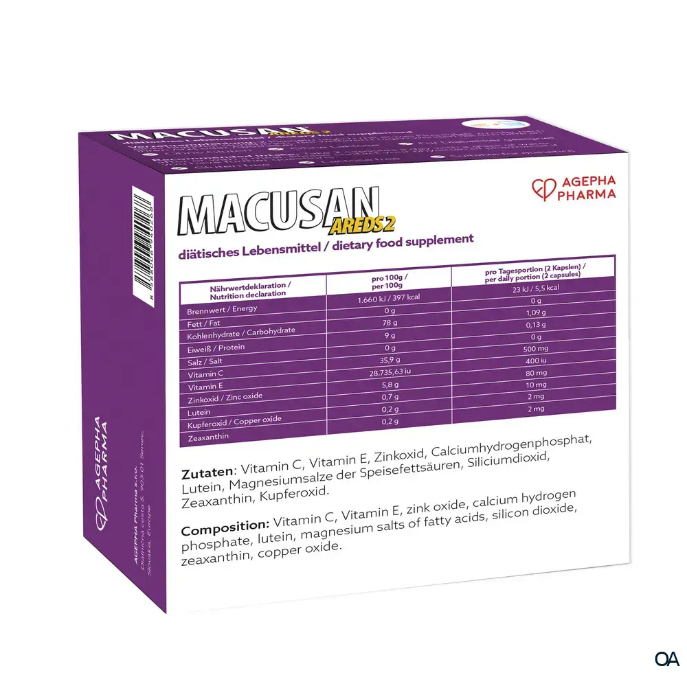 Macusan® Areds2 Kapseln