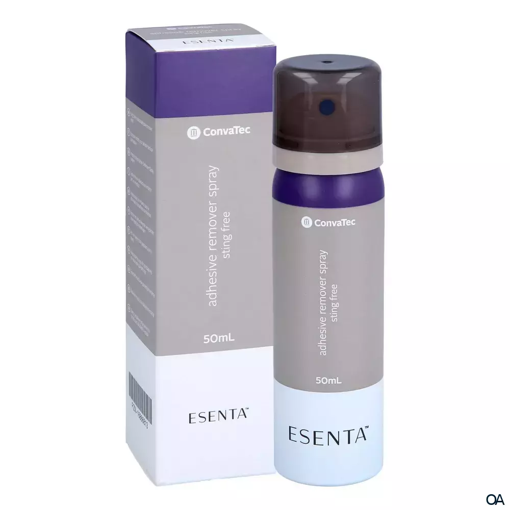ConvaTec ESENTA™ Spray zur reizfreien Pflasterentfernung ConvaTec ESENTA™ Spray zur reizfreien Pflasterentfernung