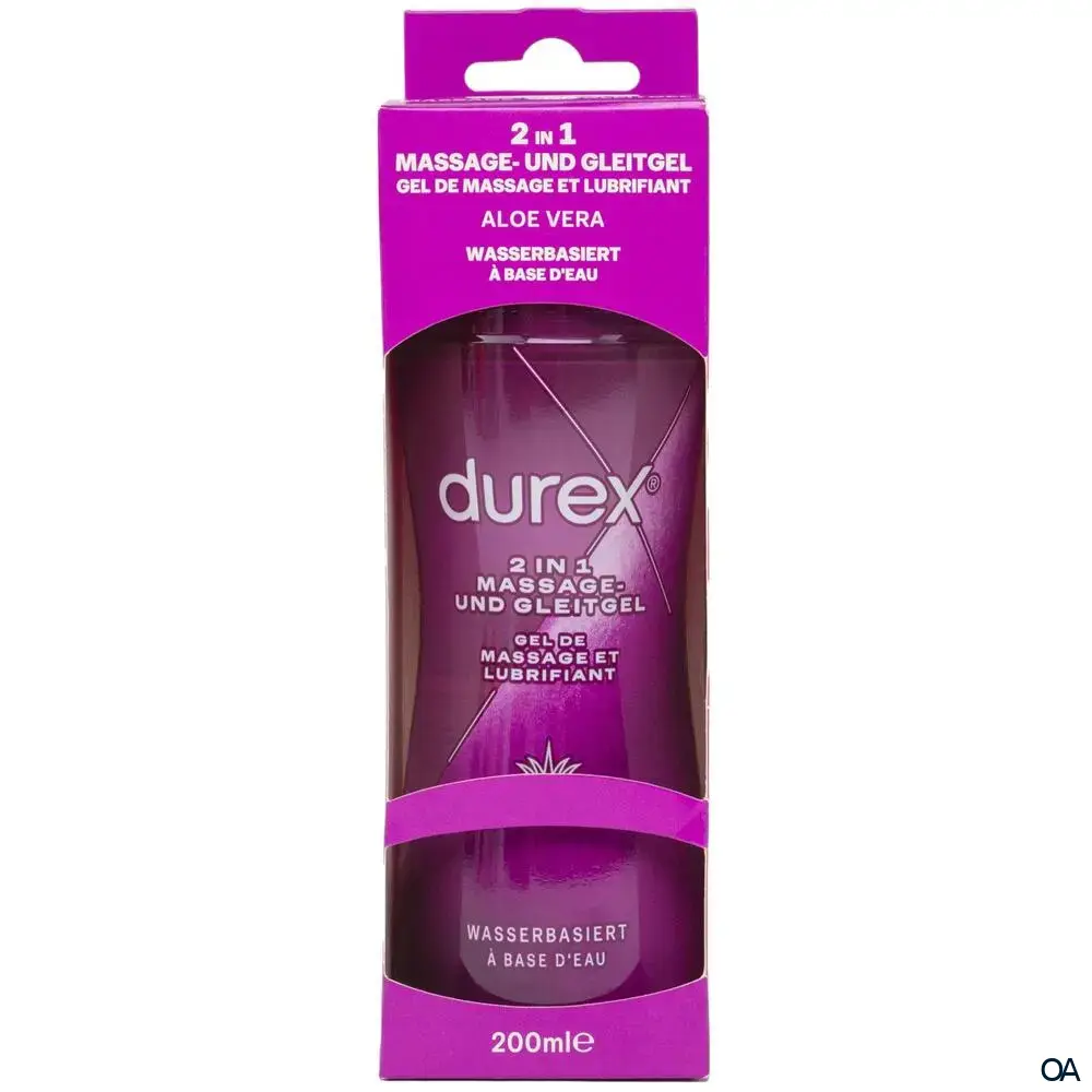 Durex 2 in 1 Massage und Gleitgel Aloe Vera