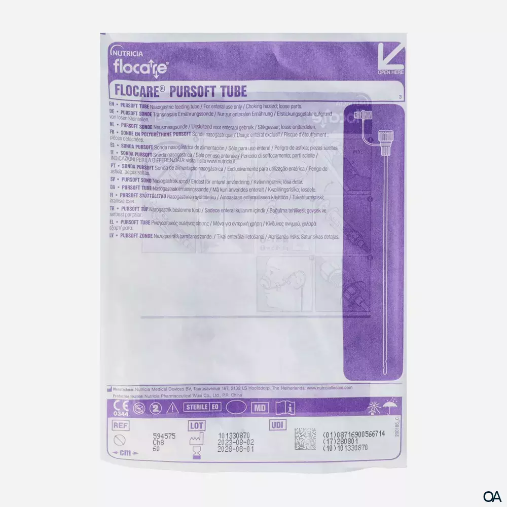 Flocare® PURSOFT Sonde CH 8-60 cm