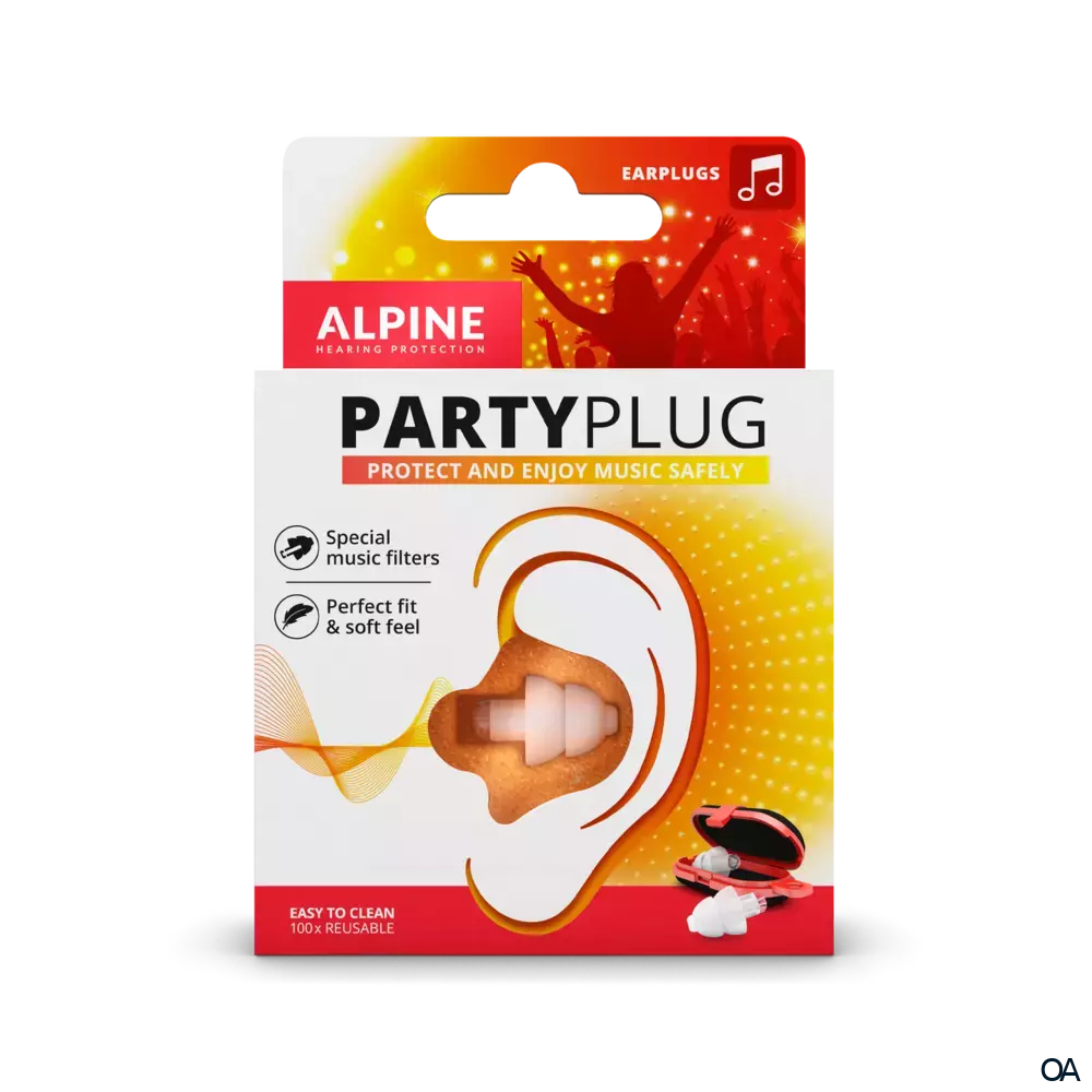 ALPINE Hearing Protection PartyPlug Ohrstöpsel ALPINE Hearing Protection PartyPlug Ohrstöpsel