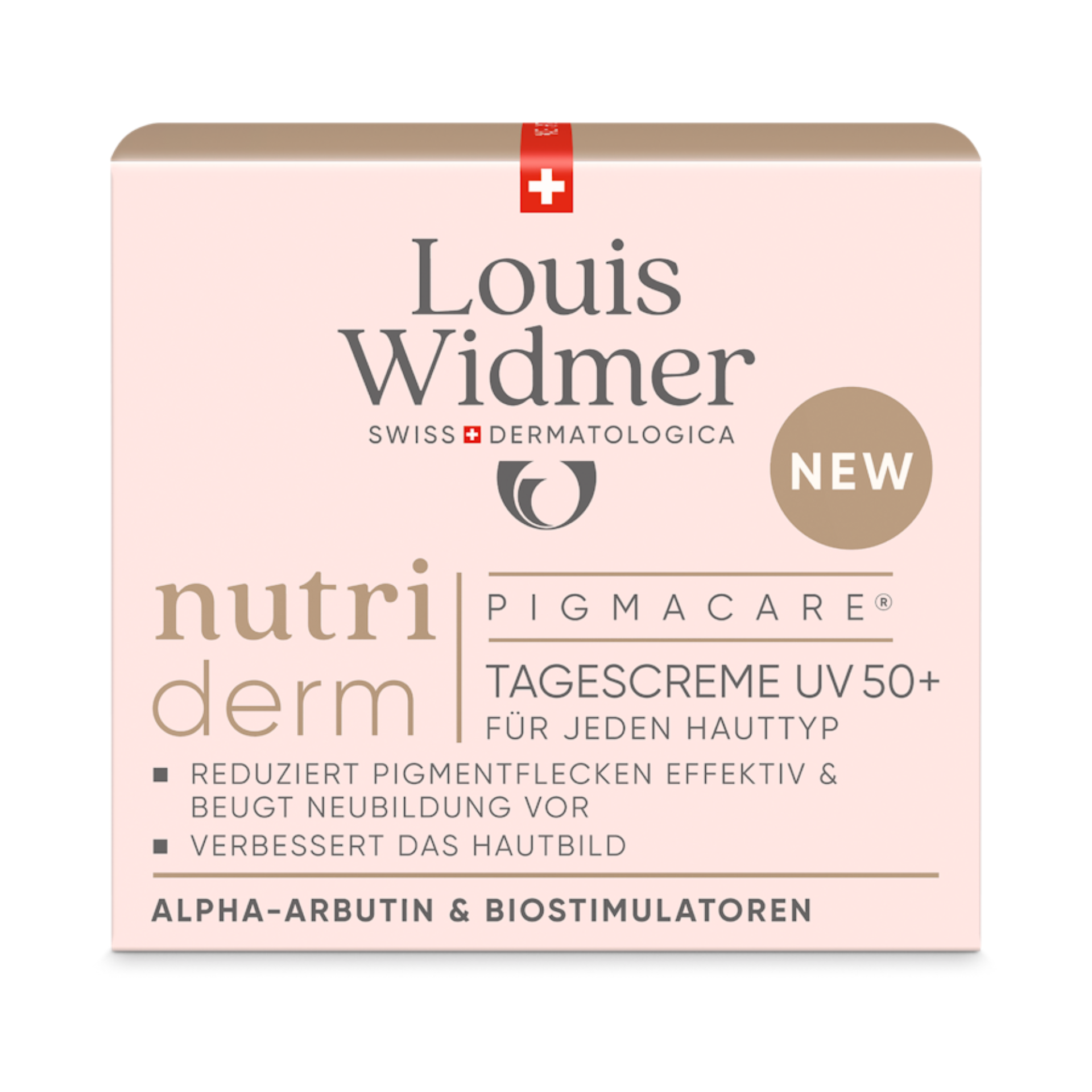 Louis Widmer nutriderm Pigmacare® Tagescreme UV 50+ - leicht parfümiert