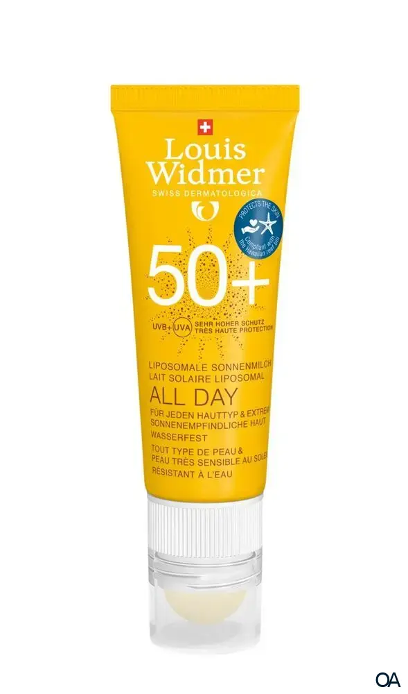 Louis Widmer Sun All Day 50+ mit Lippenpflegestift 50 Louis Widmer Sun All Day 50+ mit Lippenpflegestift 50