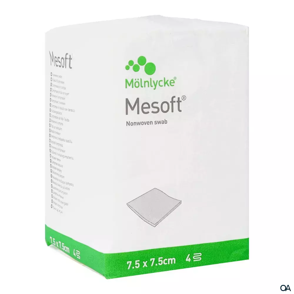 Mesoft® Vlieskompressen unsteril 7,5 x 7,5 cm