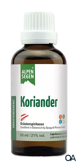 Alpensegen Koriander Kräuterspirituose Alpensegen Koriander Kräuterspirituose