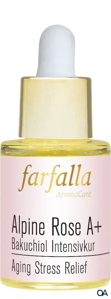 Farfalla Alpine Rose A+ Bakuchiol Intensivkur, Aging Stress Relief
