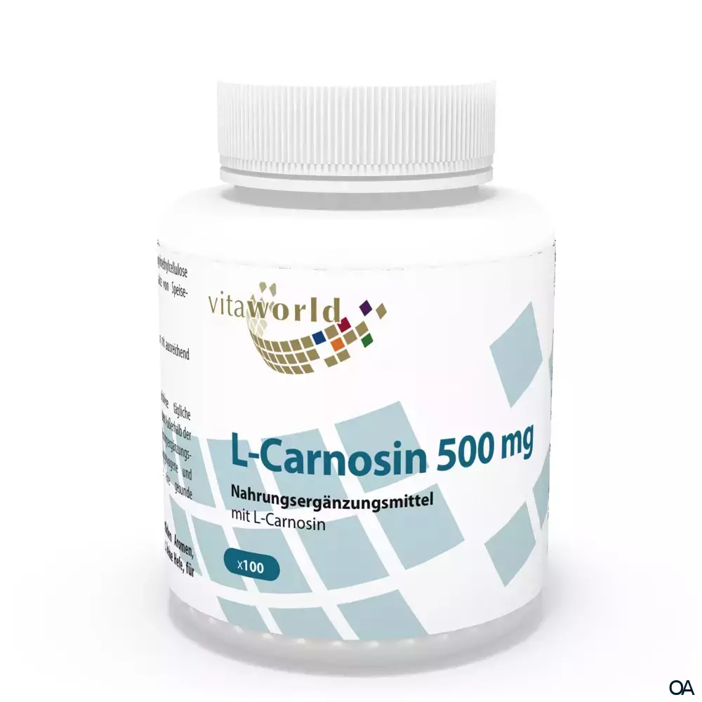 Vitalworld L-Carnosin 500 mg Kapseln Vitalworld L-Carnosin 500 mg Kapseln