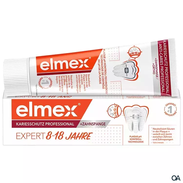 elmex® Kariesschutz Professional + Zahnspange Zahnpasta elmex® Kariesschutz Professional + Zahnspange Zahnpasta