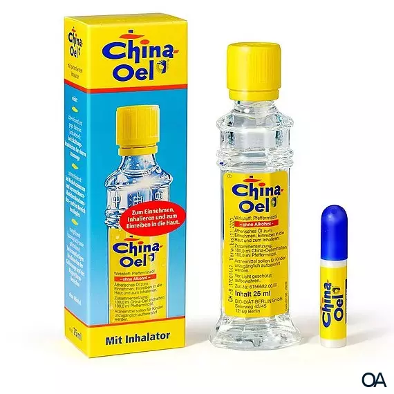 China-Oel® Tropfen mit Inhalator China-Oel® Tropfen mit Inhalator