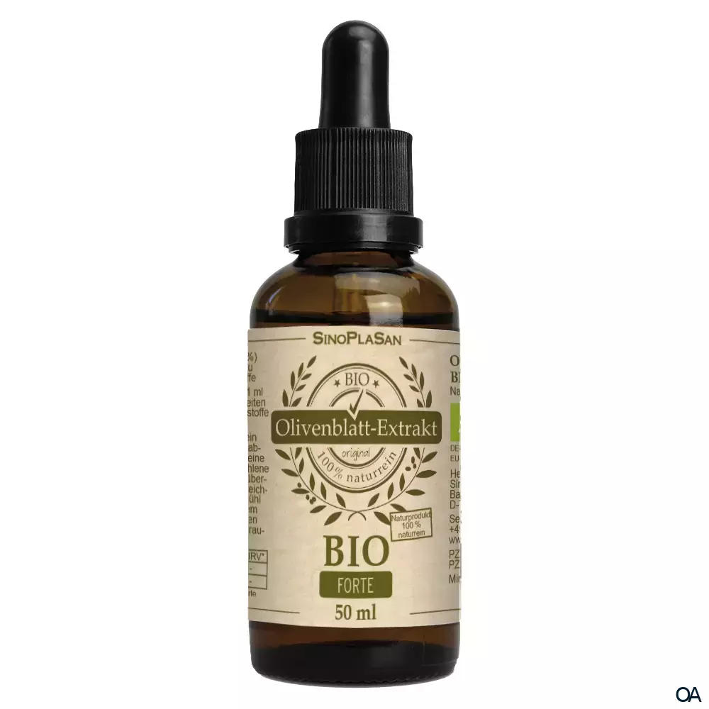 SinoPlaSan Olivenblattextrakt BIO FORTE Tropfen SinoPlaSan Olivenblattextrakt BIO FORTE Tropfen