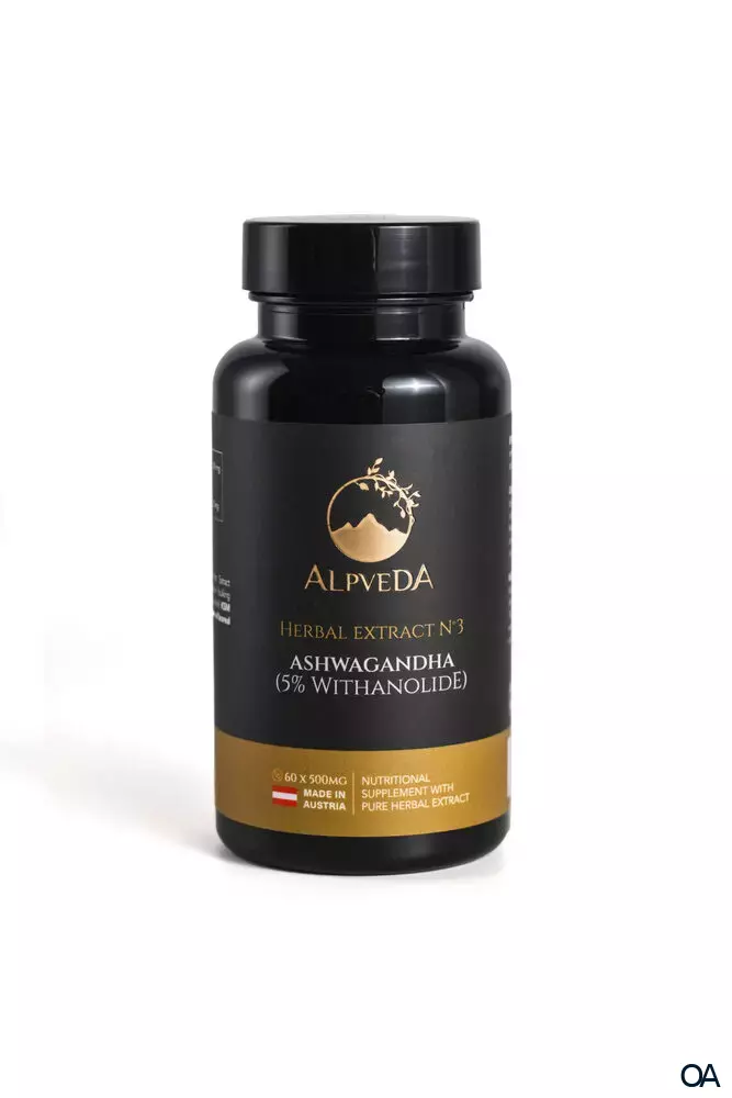 Alpveda Ashwagandha 5% Withanolide Kapseln Alpveda Ashwagandha 5% Withanolide Kapseln