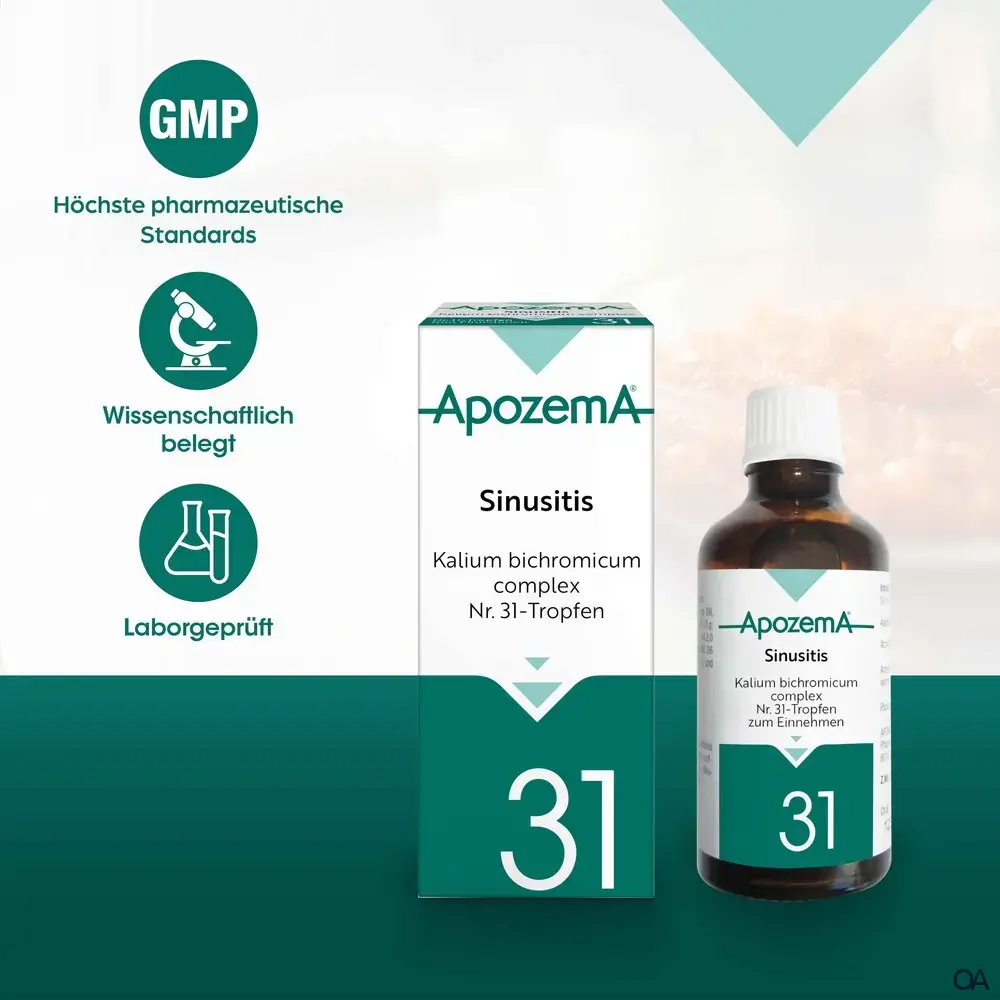Apozema® Sinusitis Kalium bichromicum complex Nr. 31 Tropfen zum Einnehmen