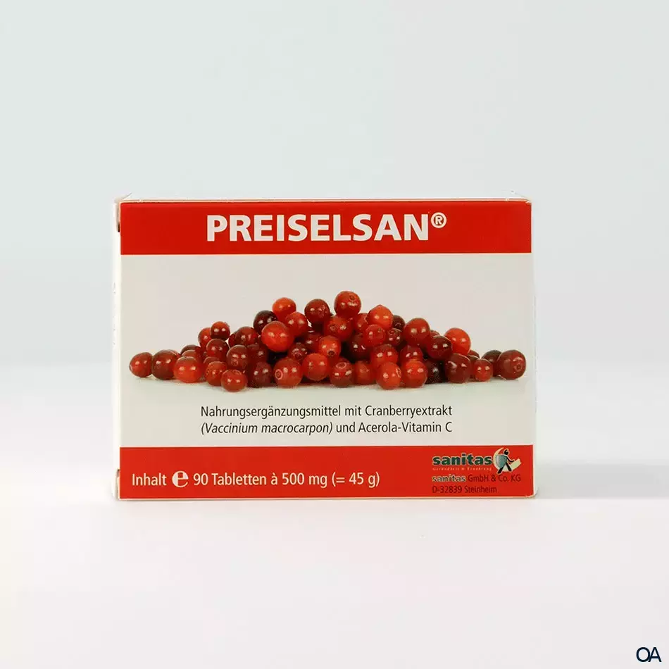 Sanitas Preiselsan® Cranberry Lutschtabletten